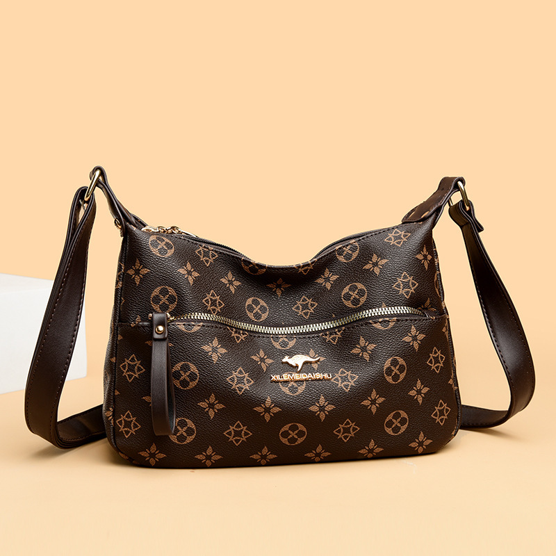 New Printed Armpit Bag for Women, Spring Temperament, Versatile Handbag, Niche Design, Single Shoulder Crossbody Bag for Women