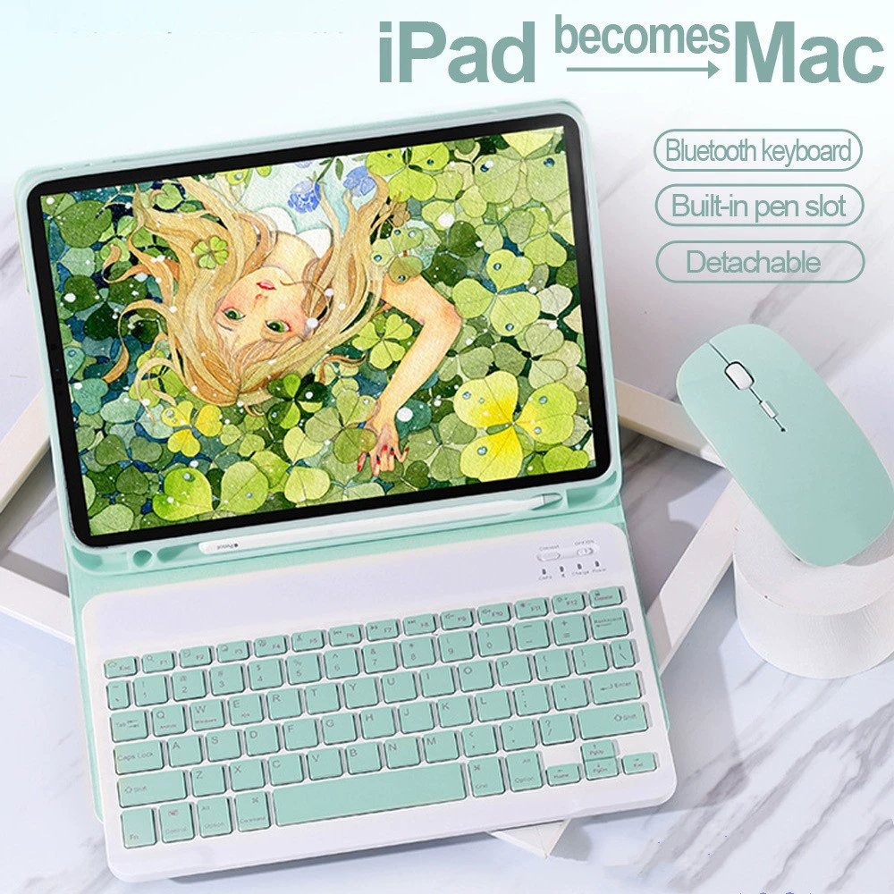 Заводская упаковка подходит для iPad Pro 11 2024 года клавиатура iPad 10 защитный чехол 10.9 Bluetooth мышь AIR планшет 12.9