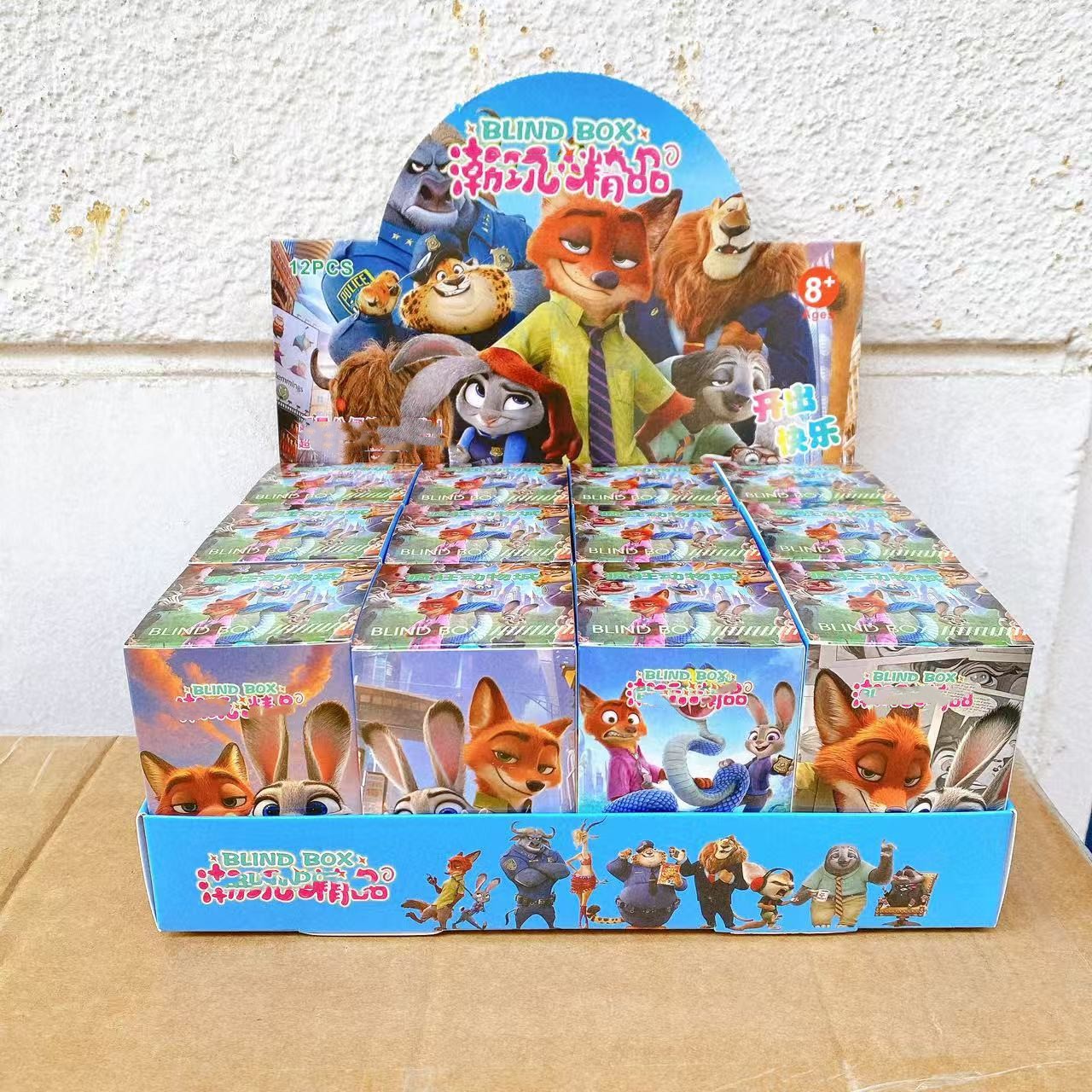 Juguete de los nuevos niños ciego caja muñeca de dibujos animados lindo llavero muñeca 2 paquete al por mayor puesto pequeño regalo