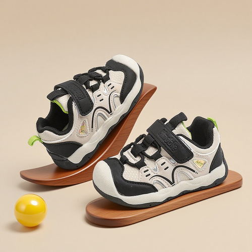 Children's Autumn New Sports Shoes for 1-2-3 Year Olds, Learning to Walk Shoes with Soft Soles for Both Boys and Girls, Infant Function Shoes