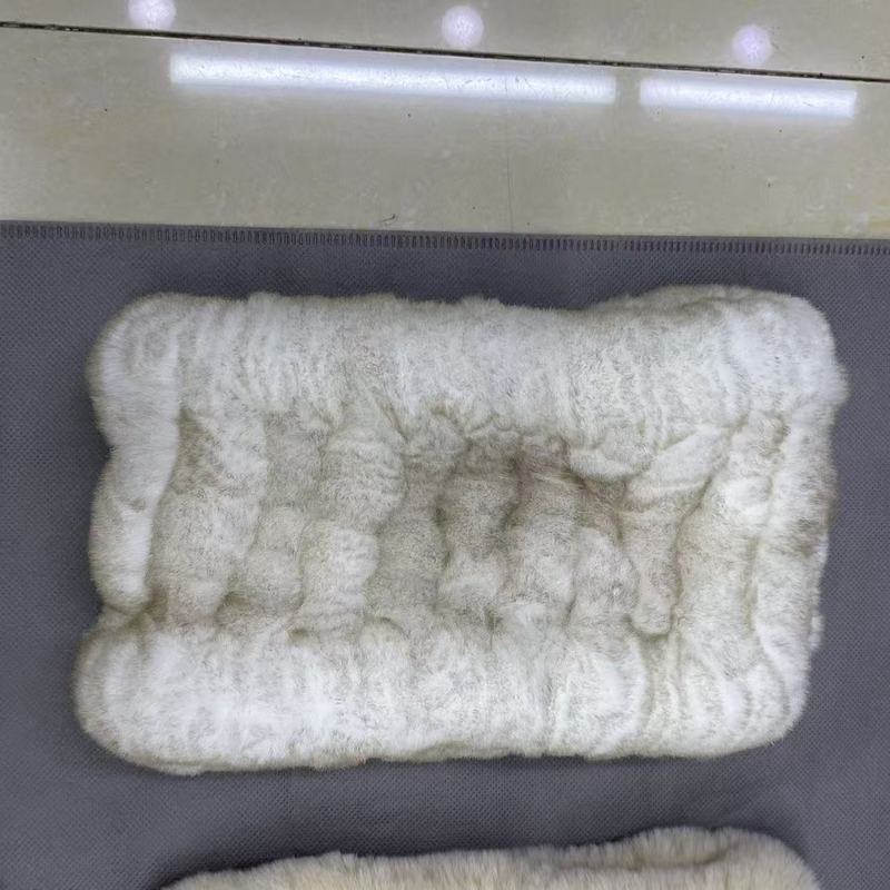 韩版獭兔毛脖套女冬季弹力网围脖发带百搭草毛绒头套儿童围巾|undefined