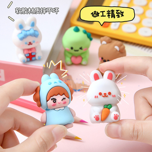 Children's pencil sharpener student cute mini cartoon pencil sharpener pencil sharpening machine stationery gift wholesale