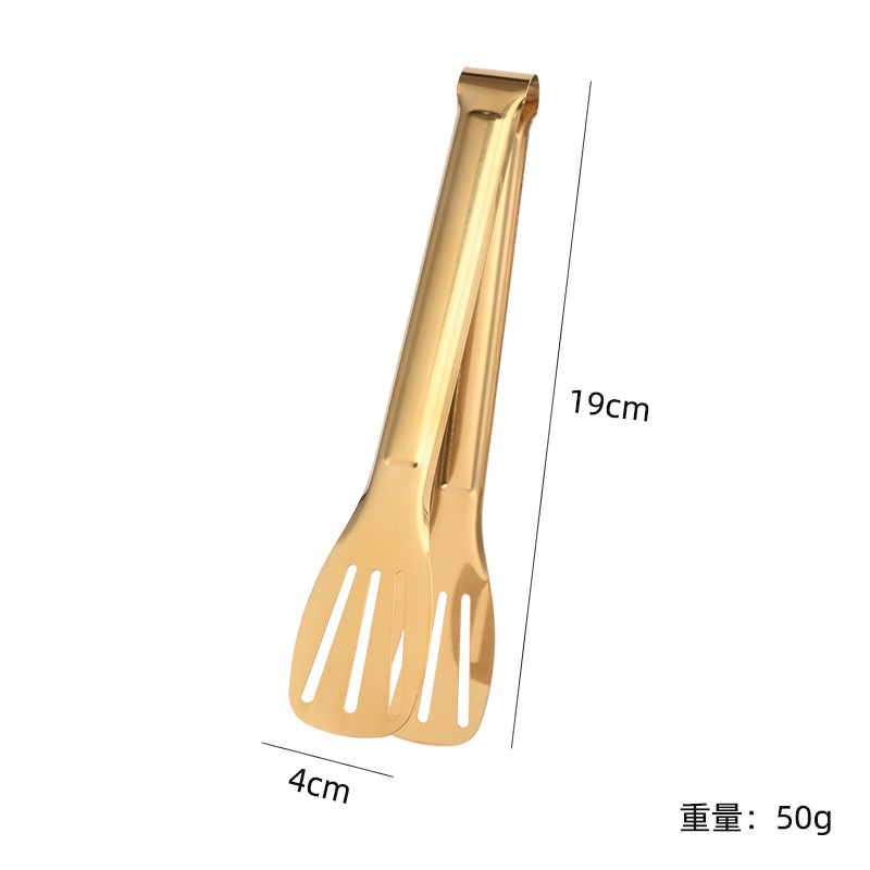 Clip de comida de acero inoxidable de tres hilos clip de comida clip de barbacoa clip de pan clip de carbono filete clip de cocina gadget