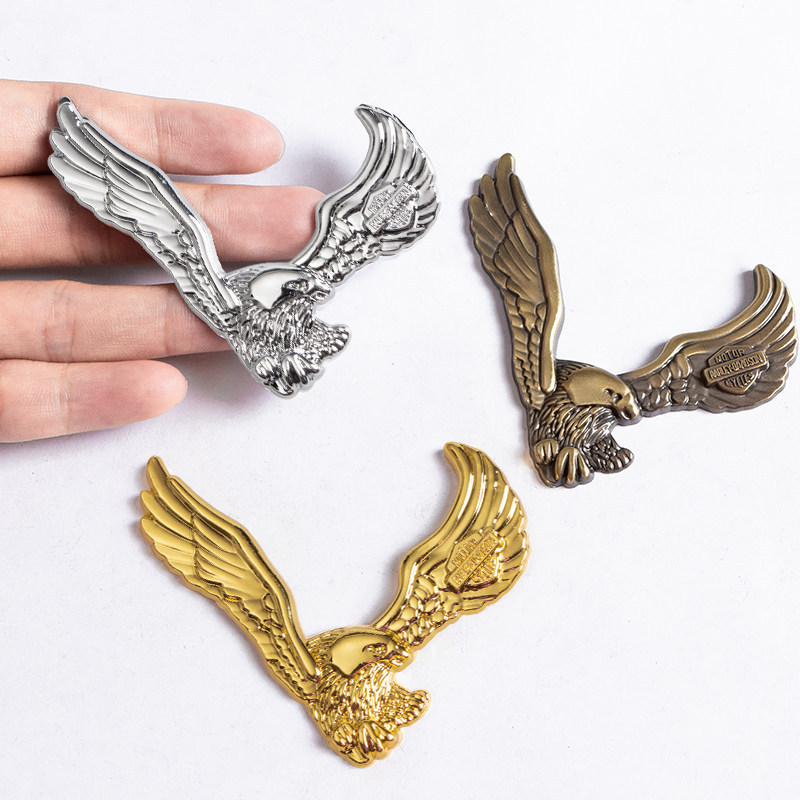 个性立体飞鹰标车贴 车标贴划痕贴摩托车贴 改装车身贴后尾标装饰