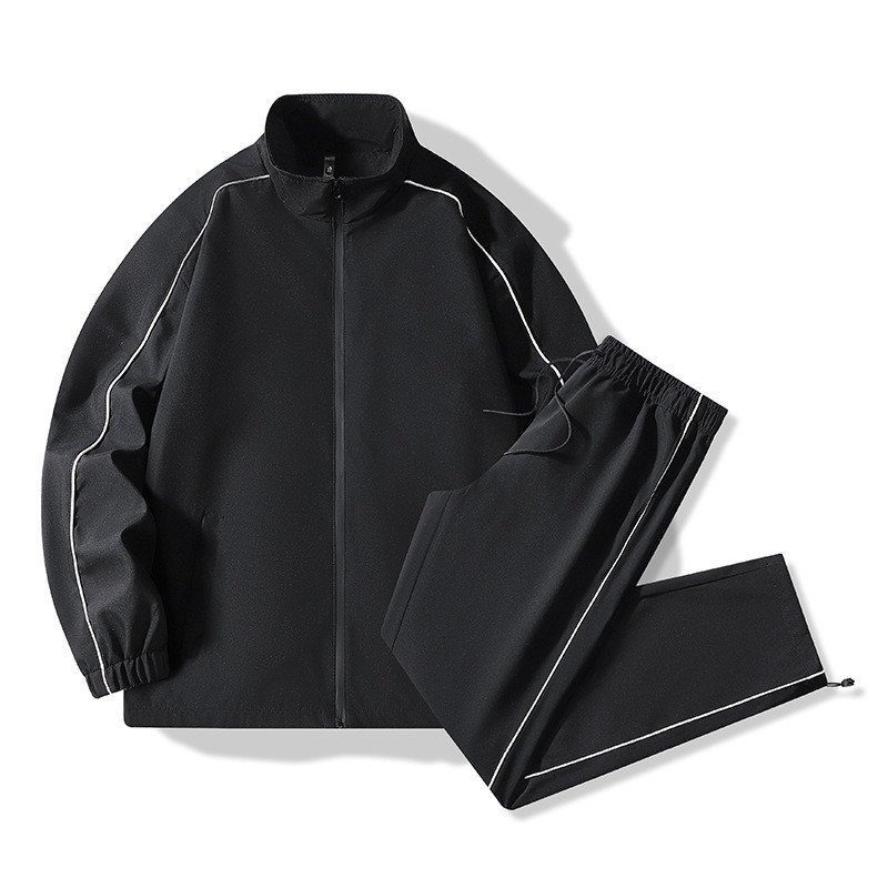 Trajes deportivos de otoño 2025, primavera y otoño, nuevos moda casuales para hombres, moda universal, chaqueta de pareja.