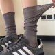 Tide socks thin legs spring and summer thin pile socks JK mesh calf socks vintage hollow breathable socks children