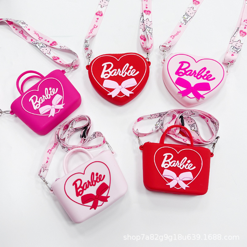 Source factory spot silicone Barbie bags...