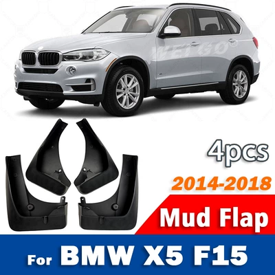 Suitable for Bmw X5 Bmw X5 F15 Tire Mudguard Mud Flaps Mud Rubber Accessories 2014-2018 (Mudguard)