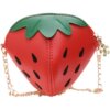 Cartoon children's bag, children's strawberry, shoulder bag for princess, western style