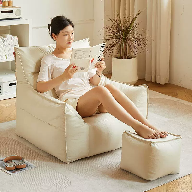 懒人沙发可睡躺卧室小单人躺椅榻榻米豆袋沙发椅网红懒人椅沙发套