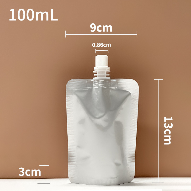 アルミ箔吸口袋ソーススープ牛乳液体包装袋飲料自立式出前スープ袋高温100度|undefined
