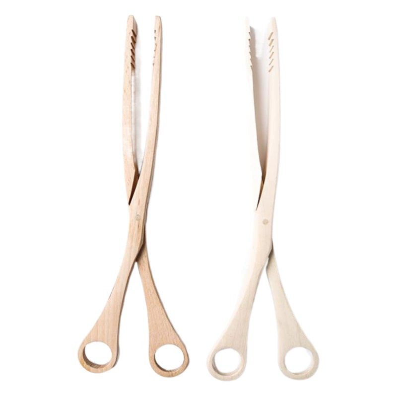 Senxin Бытовые ножницы из цельного дерева Зажим для барбекю Зажим для мяса Зажим для стейка Кухонный зажим Зажим для хлеба Овощной зажим