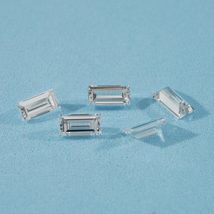 Long Straight Long Ladder Cultivated Diamond Laboratory Synthetic Diamond Manufacturer Inlaid Jewelry Loose Diamond Henan Diamond with Diamond