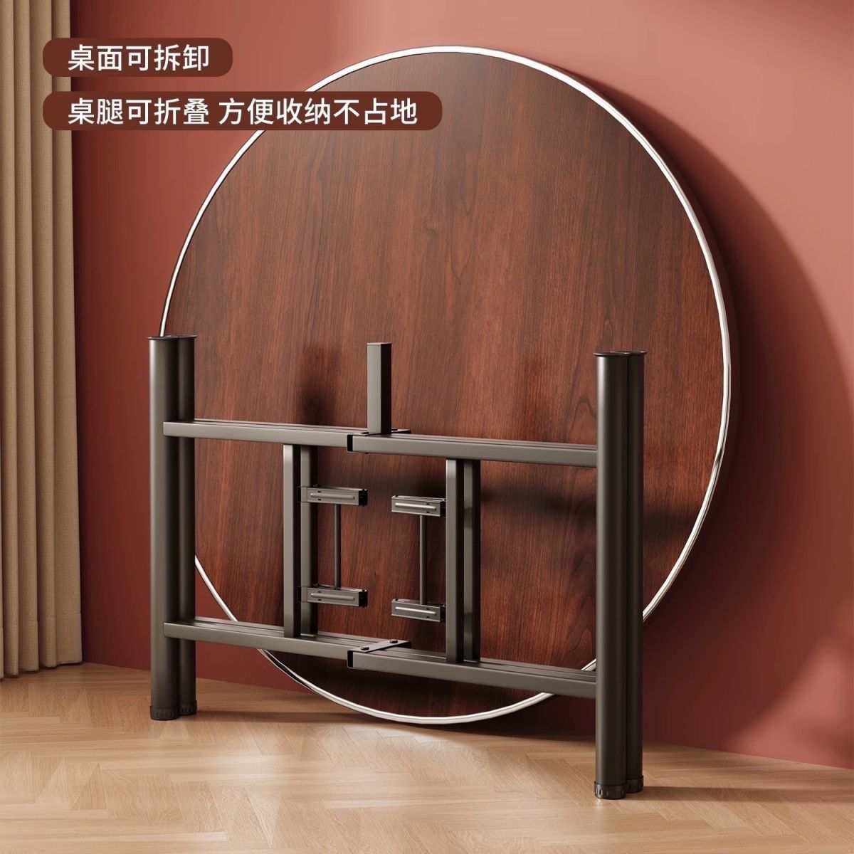 Thickened Round Table 12 Dining Table Solid Wood Glass Banquet Turntable Home Hotel Canteen Round Table Dining Table Country Dining Table