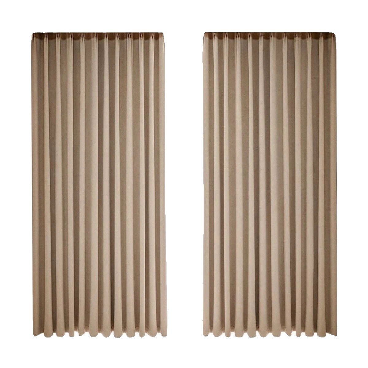 Cortinas de tela de chenilla de chenilla de cachemira de queso marrón con leche