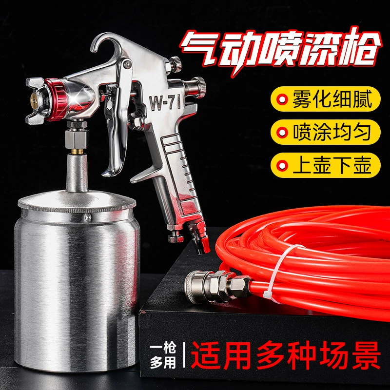 Одна партия подлинной f-75s под горшок латексной краски высокого давления пистолет для аэрозоля