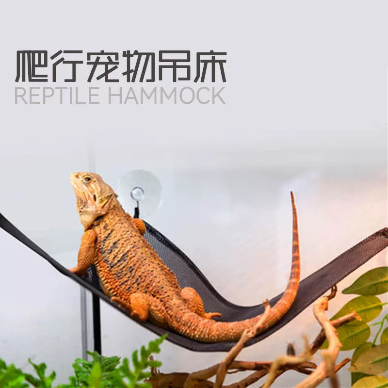 European and American hot -selling climbing pet hammock breeding cylinder dedicated lizard horn frog casual triangular network climbing pet hammock