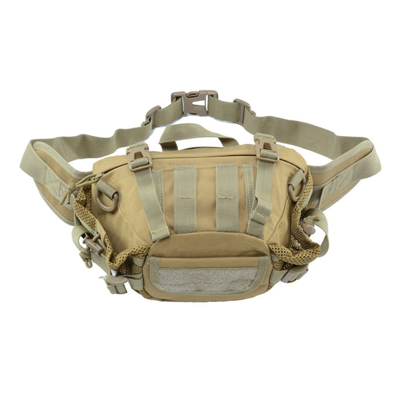 Bolsa ligera para senderismo y montañismo al aire libre, bandolera multifuncional para deportes y fitness, riñonera táctica de camuflaje militar