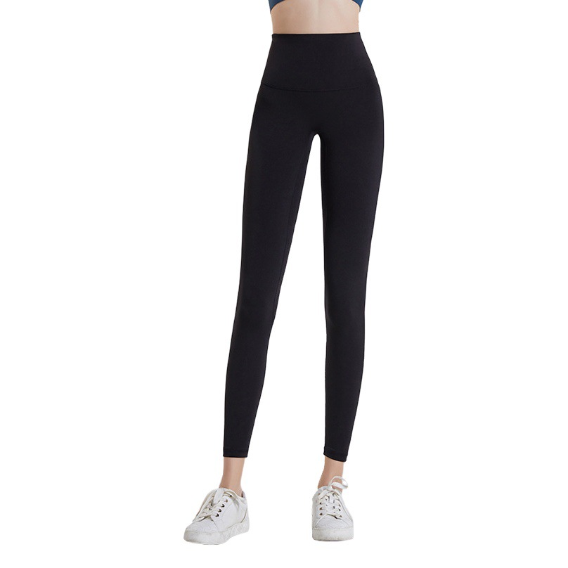 Lulu pantalones de yoga para mujer primavera y verano delgada cintura alta Levantamiento de cadera pantalones de fitness desnudos sin costura melocotón cadera desgaste exterior Pantalones deportivos