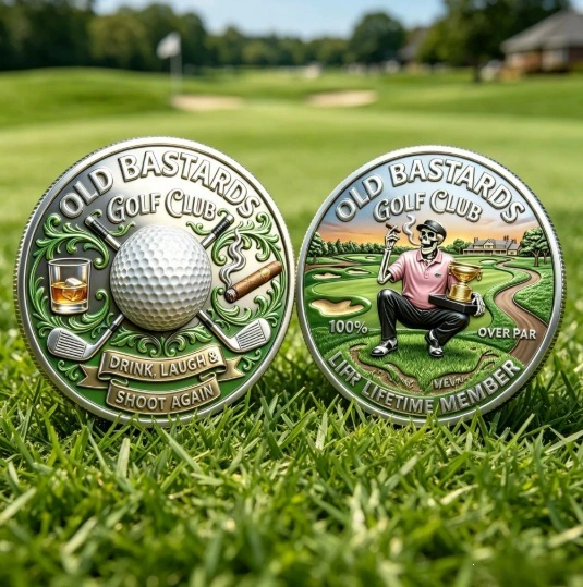 Cross-border The Eternal Golfer’s Challenge Coin Eternal Golfer Commemorative Coin
