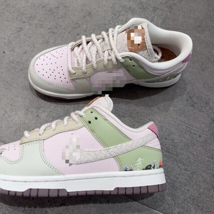 Pure Original Versatile Popular Dunk Low Revival White and Green Embroidered Trendy Niche Lightweight Sports Casual Shoes Pure Original Versatile Popular Dunk Low Revival White and Green Embroidered Trendy Niche Lightweight Sports Casual Shoes