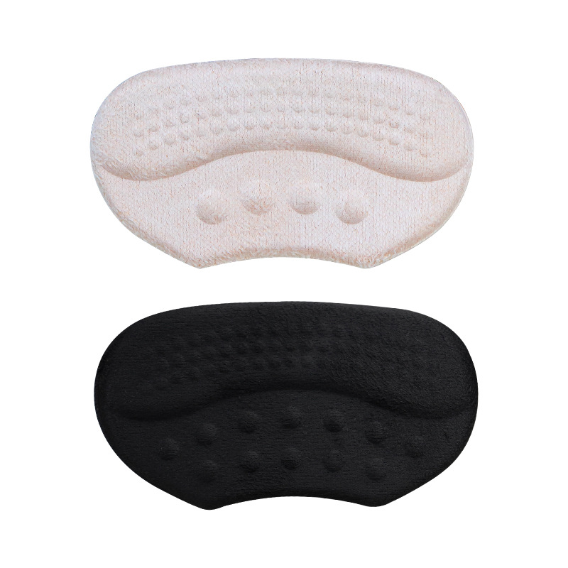 Tacones de verano pegatinas de tacones de doble capa amortiguador medio yardas almohadilla anti-desgaste pie anti-caída de tacones ampollas de masaje pegatinas de talón