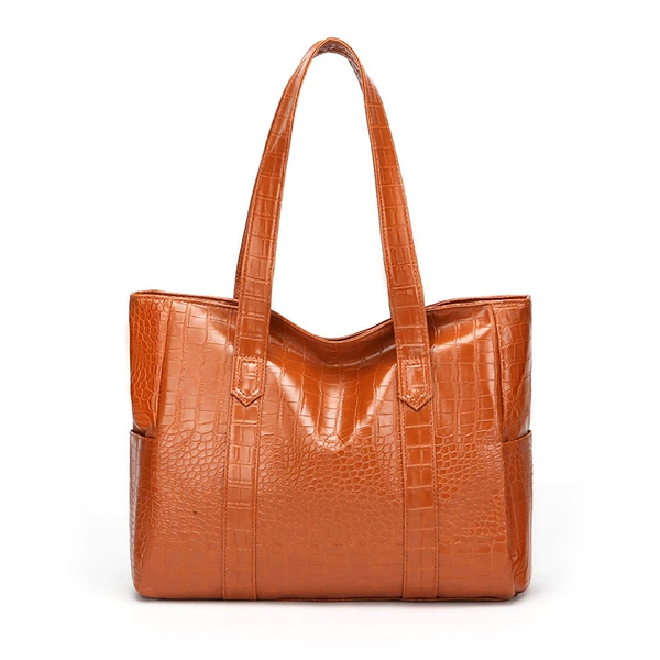 Crocodile pattern brown