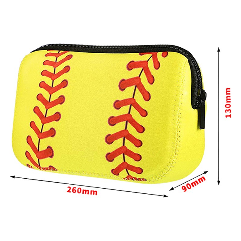Bolsa de almacenamiento de softbol material de buceo bolsa de viaje bolsa de almacenamiento portátil de béisbol cremallera bolsa impermeable bolsa de organización de bolas al aire libre image 1