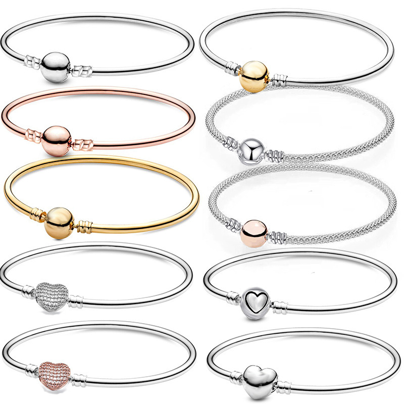 Panjia zircon bracelet bracelet basic chain round head round basic bracelet bracelet jewelry manufacturers spot wholesale