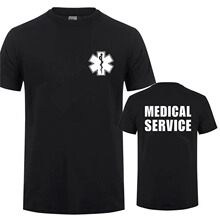 EMT Paramedic Emergency Medical Services T Shirt Men Casual