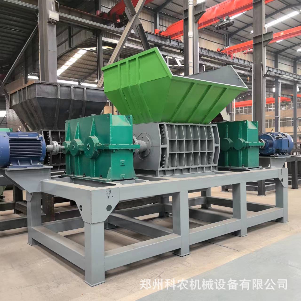 厂家600型机头料撕碎机 铁屑 轮胎粉碎机 木材边角料双轴碎布机