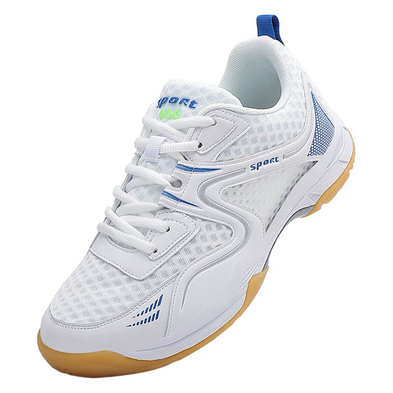 Новая обувь для бадминтона, мужская обувь, дышащая обувь для настольного тенниса, сверхлегкая амортизирующая Нескользящая женская обувь, тренировочная обувь для соревнований, теннисная обувь