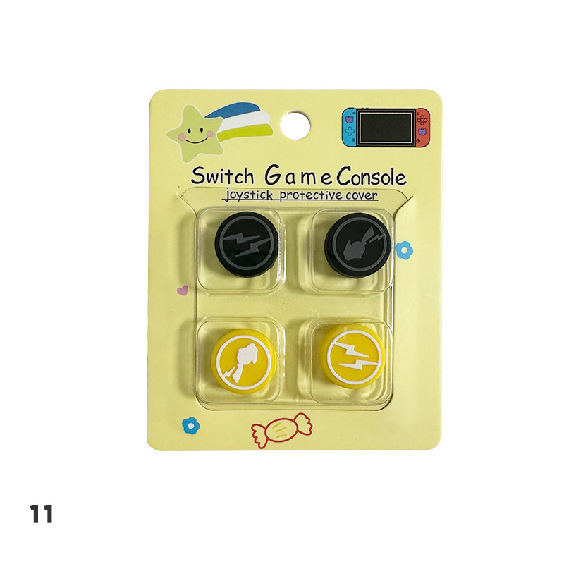 Tapa basculante de silicona de Nintendo Switch de dibujos animados NS Lite tapa basculante tapa protectora mango tapa protectora basculante