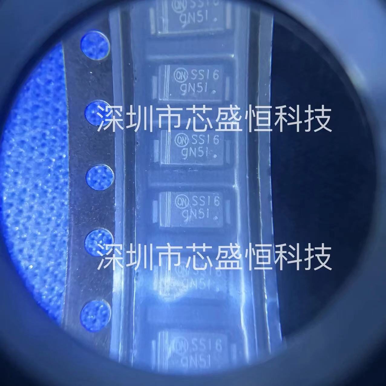 全新原装SS16T3G SS16 SMA(DO-214AC) 肖特基二极管 现货