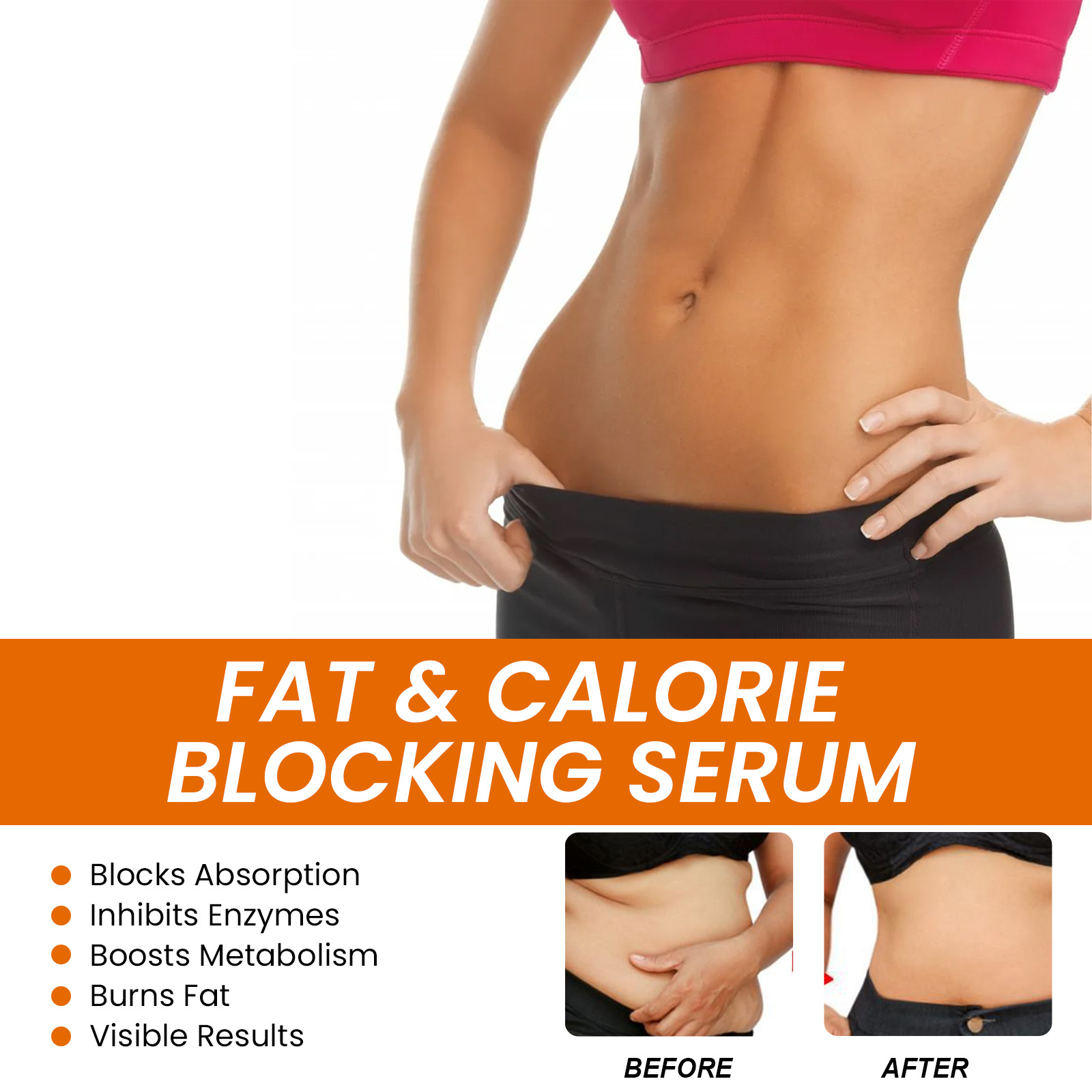 OUHOE Kroppsessens Massage Buken Lår Muskler Bantning Återfuktande Uppstramande Hudformande eterisk olja_voghion.com