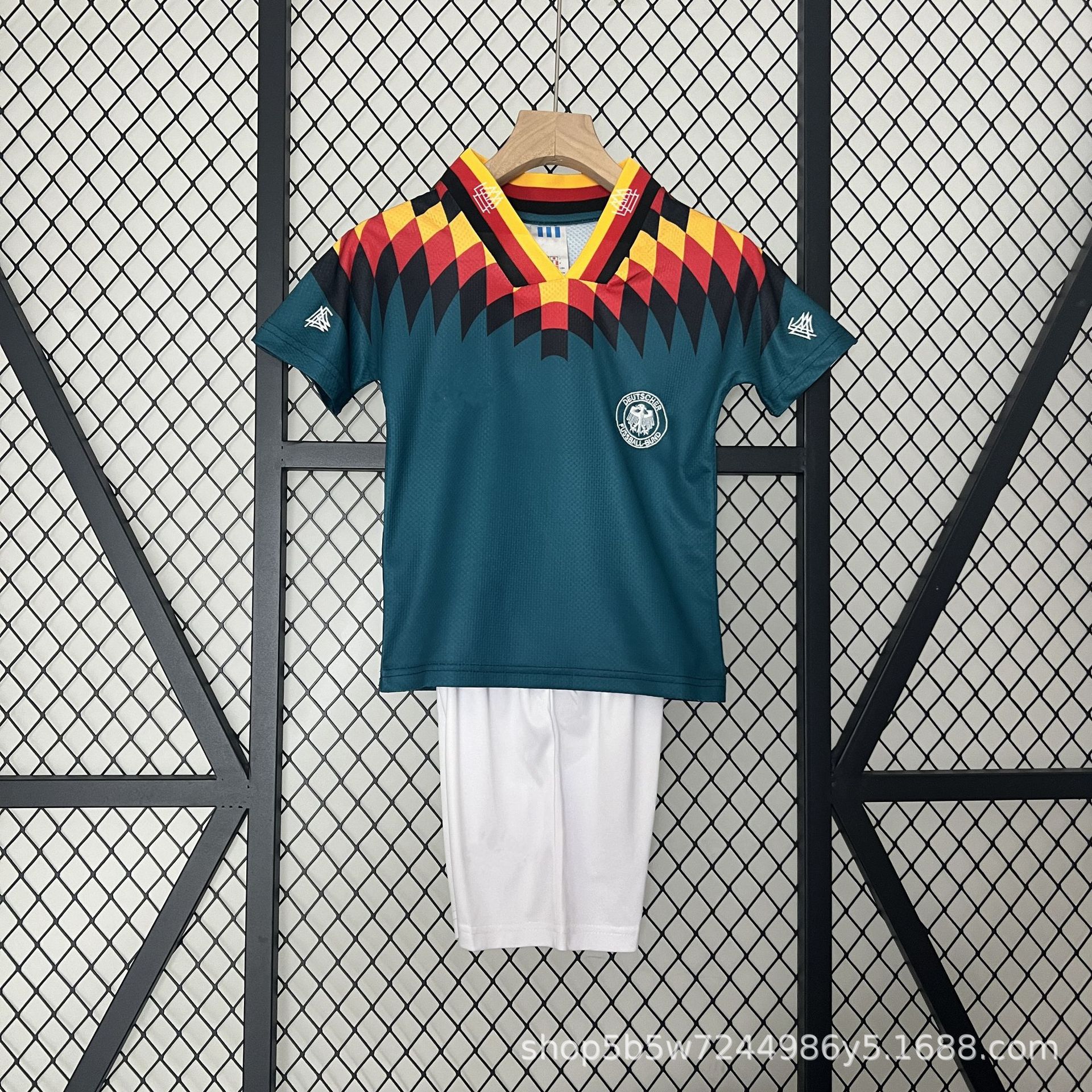 AC Brasil Alemania Real Madrid Camiseta de campo Ropa para niños Camiseta de fútbol Camiseta retro Traje de manga corta para niños