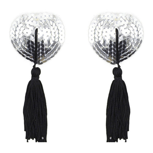 Sexy lingerie accessories, heart-shaped breast stickers, silicone bra, tassels, heart-shaped sequins, sexy breast stickers wholesale 5032