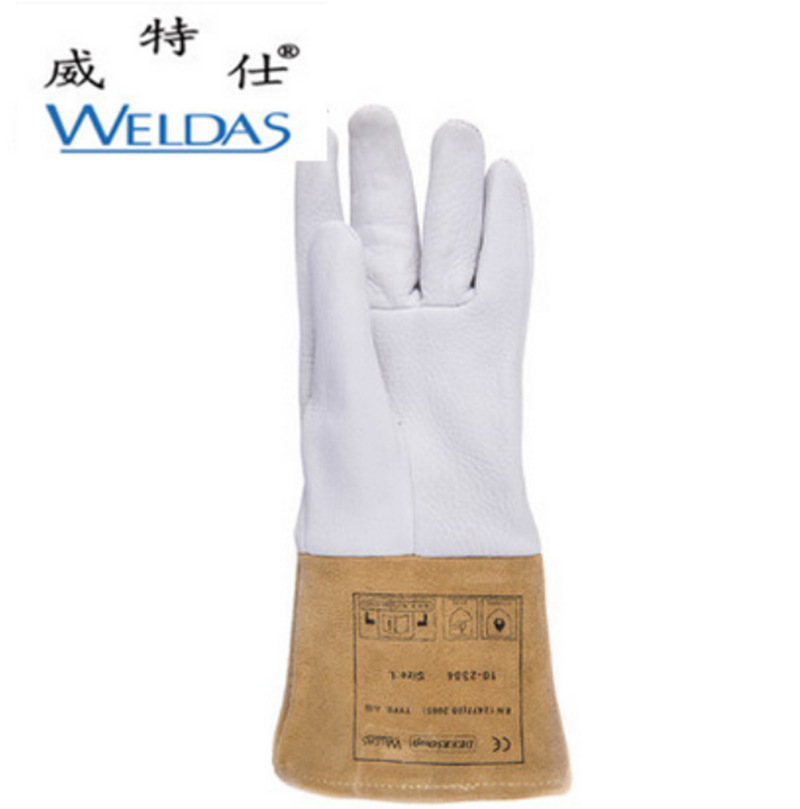 威特仕驯鹿王手套10-2304 氩弧焊手套鹿青皮电焊手套特舒柔手感宝