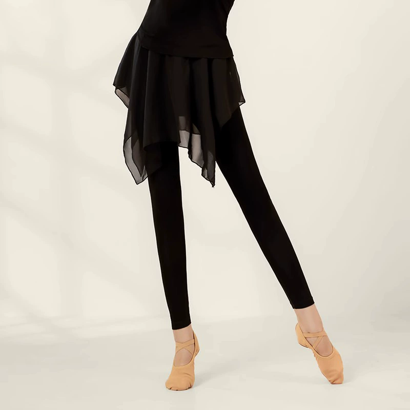 Китайский танцевальный костюм танцевальные брюки женские новые узкие шифоновые юбки костюмы формы танцевальные брюки Классический танцевальный костюм