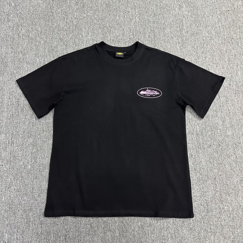 Comercio exterior al por mayor Alcatraz Basic Series C0rteiz Phantom Letter Logo Camiseta impresa Traje de pareja