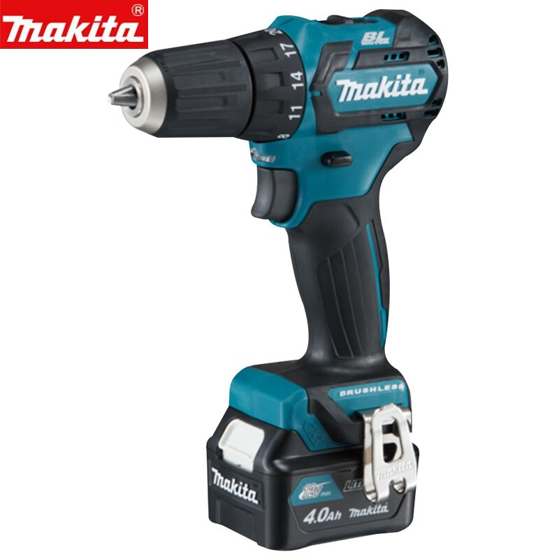 牧田（MAKITA）充电式手枪钻 12V锂电钻 无刷手电钻 电动起子 电