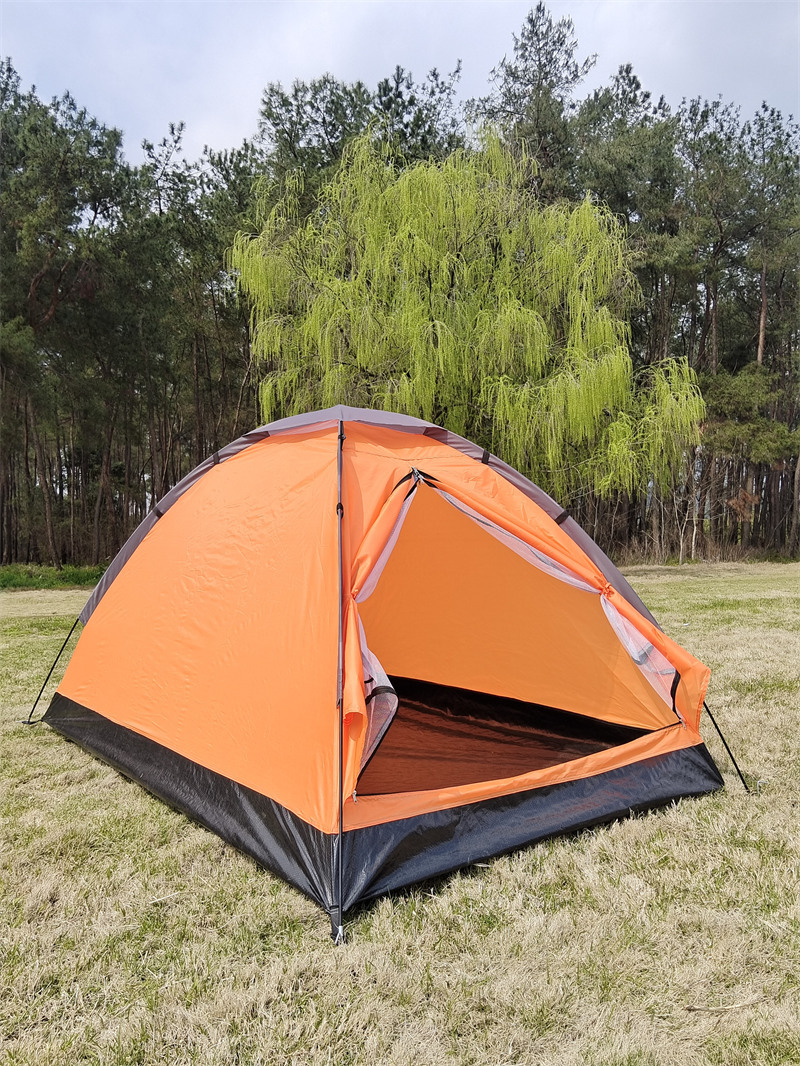 Camping al aire libre para 2-3 personas, viajes, descanso, pesca, fabricantes de carpas naranjas, prevención de mosquitos entre padres e hijos