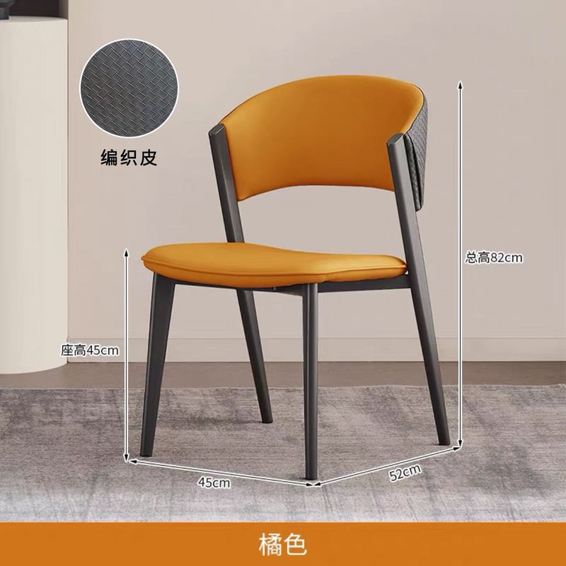 餐椅家用轻奢高级感餐椅意式极简休闲靠背椅现代简约高档椅餐桌椅|undefined