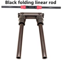 8寸10寸通用一字方向把电动折叠滑板车1字龙头伸缩折叠把手配件