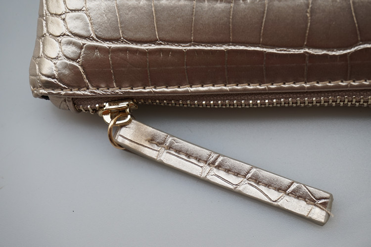 New Crocodile Pattern PU Leather Hand-held Envelope Bag_voghion.com