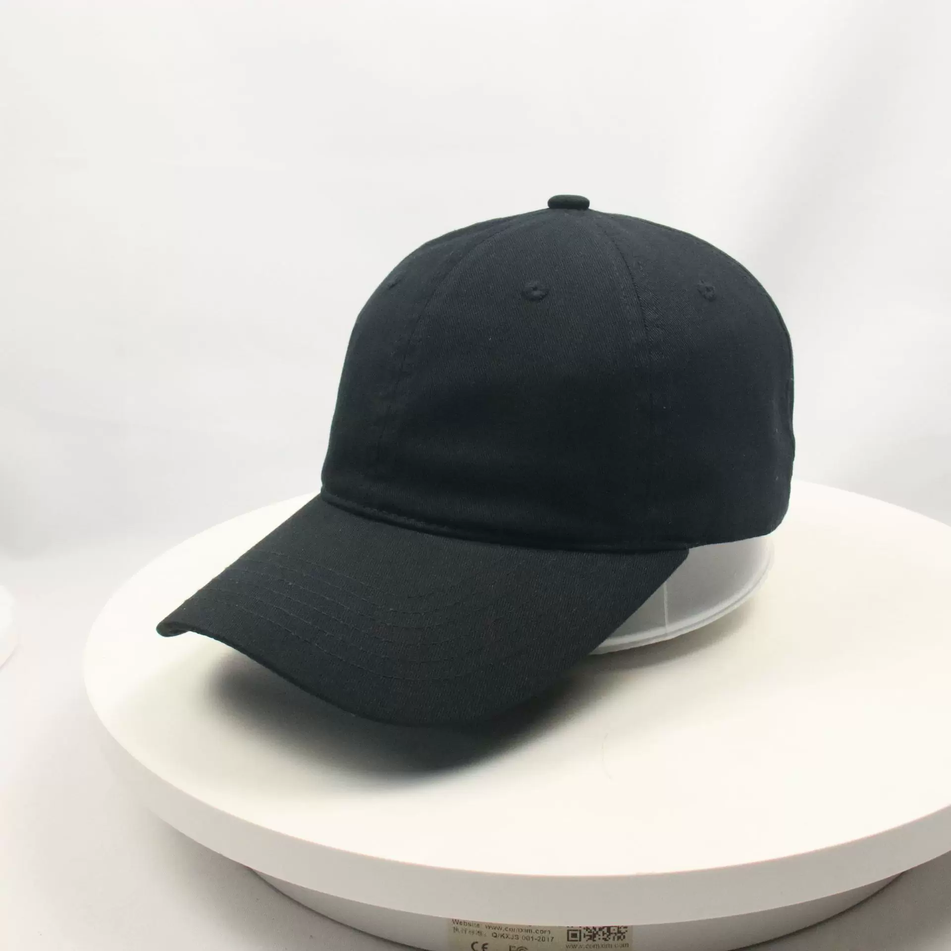 现货男女百搭时尚显脸小纯棉棒球帽 户外运动遮阳防晒登山鸭舌帽