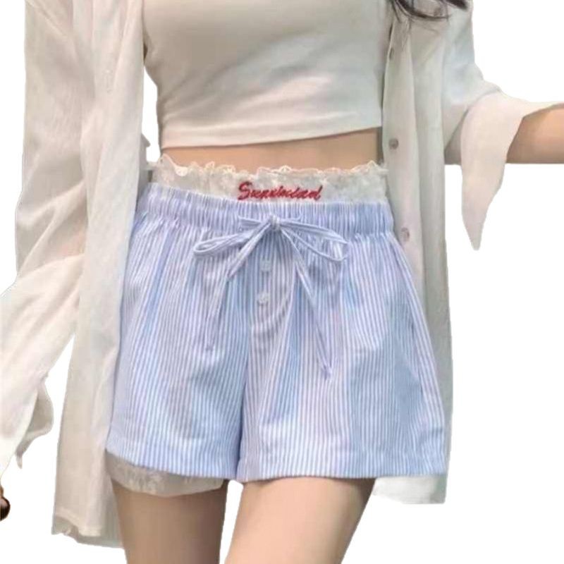 White lace summer design leggings