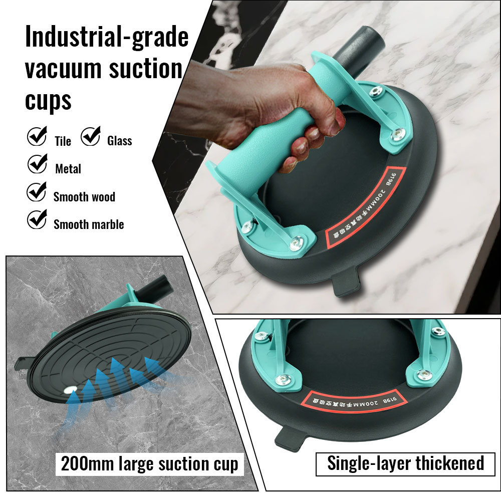真空气泵抽吸盘贴瓷砖吸盘固定器神器玻璃岩板吸提器工具大板强力