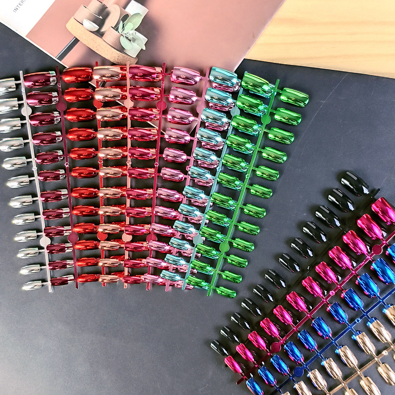 Europe and the United States false nail patch plating nail nail long wholesale wear nail cross-border press on nails