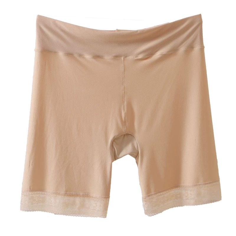 Silk safe thin trousers, protective underware, breathable leggings, plus size, high waist